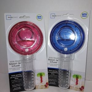 Wide Mouth Mason Jar Infuser x 2